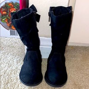 Zip up tall boots for toddler